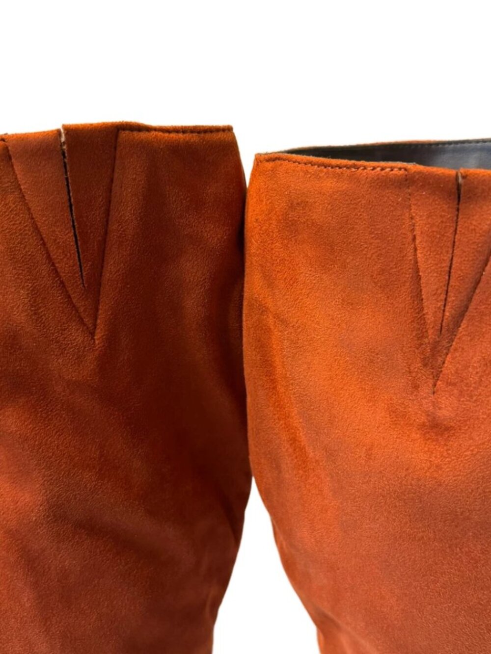 Women's Felicity Boots Size 11 Wide Mid-Calf Suede Copper 2" Heel NIB - Picture 5 of 12